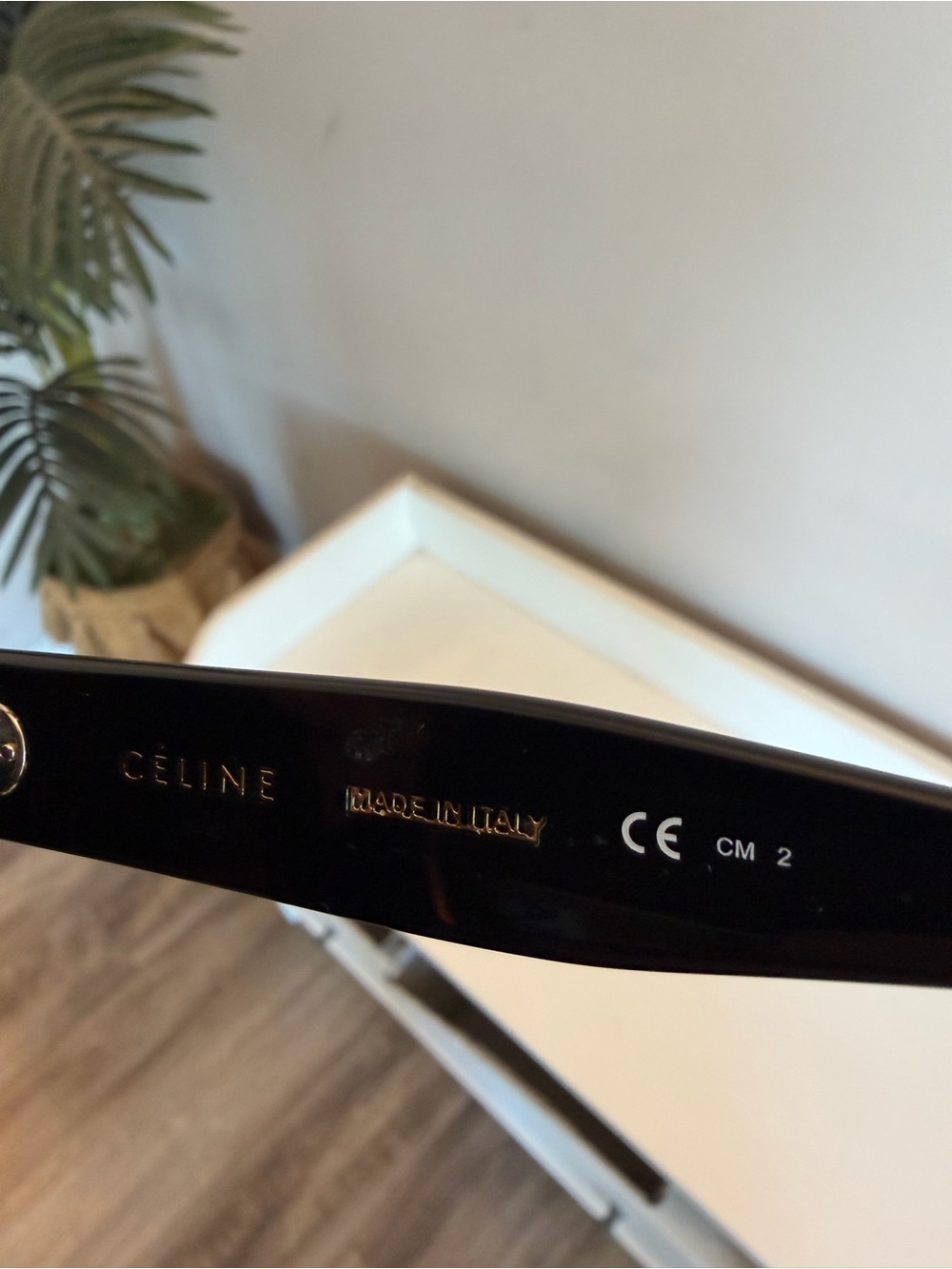 Celine Baby Audrey Sunglasses Black CL 41805/S 807HA 54-23 145 Italy - Picture 5 of 6